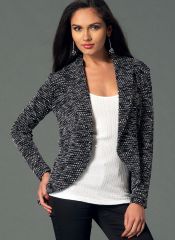 M7254 McCalls Schnittmuster Cardigan Weste