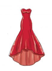 M7320 McCalls Schnittmuster Brautkleid Abendkleid