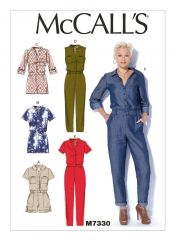 M7330 McCalls Schnittmuster Overall Jumpsuit