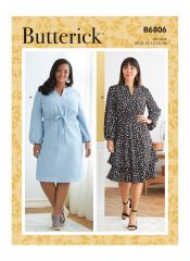 B6806 Butterick Schnittmuster Kleid