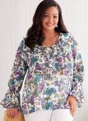 B6814 Butterick Schnittmuster Blusenshirt