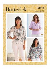 B6814 Butterick Schnittmuster Blusenshirt