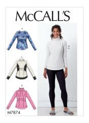 M7874 McCalls Schnittmuster Sport-Outfit