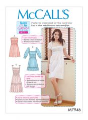 M7946 McCalls Schnittmuster Sommerkleid