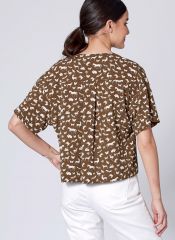 M7976 McCalls Schnittmuster Bluse Kurzbluse