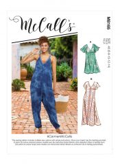 M8165 McCalls Schnittmuster Jumpsuit Kleid