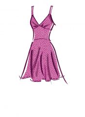 M8195 McCalls Schnittmuster Sommerkleid