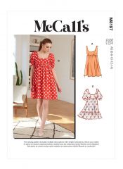 M8197 McCalls Schnittmuster Baby Doll Kleid