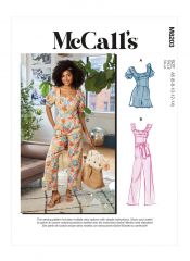 M8203 McCalls Schnittmuster Jumpsuit Overall