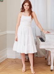 M8211 McCalls Schnittmuster Sommerkleid Stufenkleid