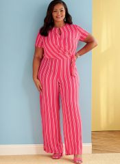 B6826 Butterick Schnittmuster Kleid Jumpsuit