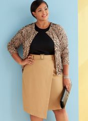 B6836 Butterick Schnittmuster Rock