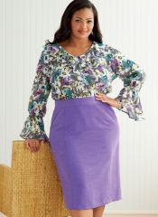 B6836 Butterick Schnittmuster Rock