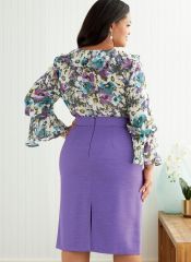 B6836 Butterick Schnittmuster Rock