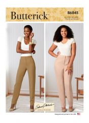 B6845 Butterick Schnittmuster Designer-Hose