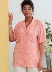 B6846 Butterick Schnittmuster Unisex Designer-Hemd