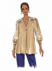 B6855 Butterick Schnittmuster Blusenshirt