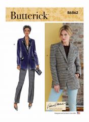 B6862 Butterick Schnittmuster Blazer