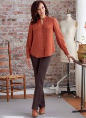 B6856 Butterick Schnittmuster Designer-Bluse