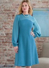 B6868 Butterick Schnittmuster Kleid Mantel