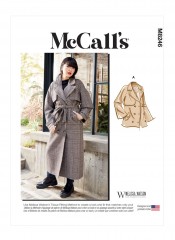 M8246 McCalls Schnittmuster Mantel Trenchcoat