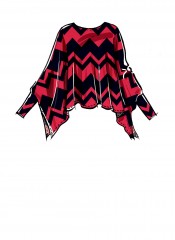 M8241 McCalls Schnittmuster Poncho