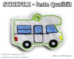 Stickfilz waschbar fest 1mm - naturweiß - 20cmx90cm