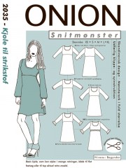 2035 ONION Schnittmuster Jerseykleid im Empire-Stil XS-XL EASY!