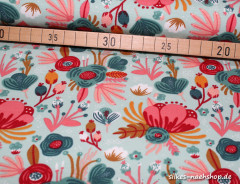 50cm Jerseystoff Flower by Poppy Fabrics mint