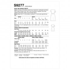 9277 Simplicity Schnittmuster Mutter & Kind Kleid