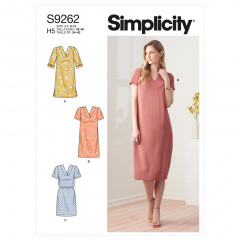 9262 Simplicity Schnittmuster Shiftkleid