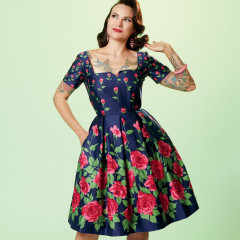 9294 Simplicity Schnittmuster Vintage-Kleid EASY!