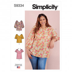 9334 Simplicity Schnittmuster Blusenshirt Tunika EASY!