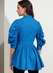 V1875 VOGUE Schnittmuster Peplum Bluse