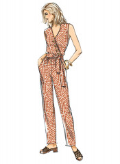 B6881 Butterick Schnittmuster Overall Jumpsuit