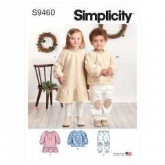 9460 Simplicity Schnittmuster Kinder-Kombination