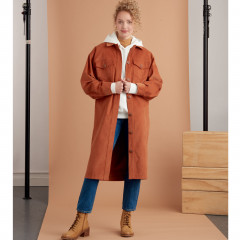 9388 Simplicity Schnittmuster Mantel Jacke