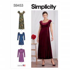 9453 Simplicity Schnittmuster Empire-Kleid