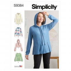 9384 Simplicity Schnittmuster Sweatshirt Hoodie