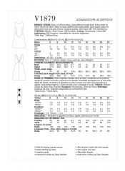 V1879 VOGUE Designer Schnittmuster Kleid