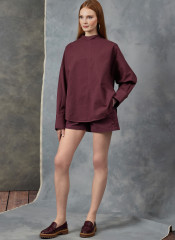 V1912 VOGUE Schnittmuster Oversize-Blusenshirt Shorts