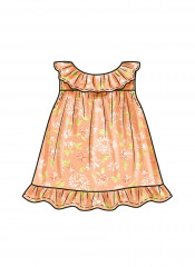 B6935 Butterick Schnittmuster Baby-Kombination