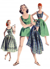 B6939 Butterick Schnittmuster Vintage-Kombination 50er Jahre