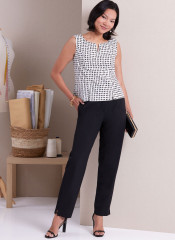 B6944 Butterick Schnittmuster Basic Designer Hosen