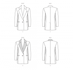 B6960 Butterick Schnittmuster Designer-Blazer