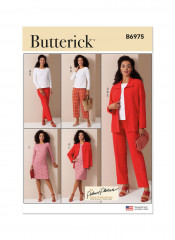 B6975 Butterick Schnittmuster Designer Kombination