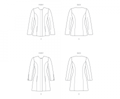 B6979 Butterick Schnittmuster Blazer Jacke