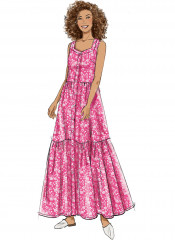 B6983 Butterick Schnittmuster Maxikleid