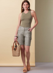 B6998 Butterick Schnittmuster Hose Shorts