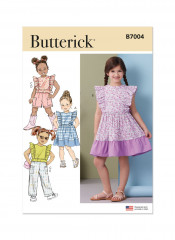 B7004 Butterick Schnittmuster Kinder-Kombination